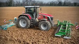 8s305 aux reprises de labour - Rotative 6m Sulky - Bi-Syncrospire Franquet