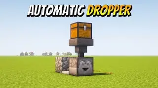 AUTOMATIC DROPPER MINECRAFT TUTORIAL