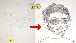 ❤️✨How to draw carryminati drawing step by step || carryminati easy drawing ✨