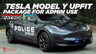 Tesla Model Y Upfit Package for Police & Municipality Admin Use by T Sportline's Patrol EV Division