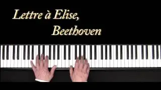 Lettre &agrave; Elise - Beethoven - piano - F&uuml;r Elise