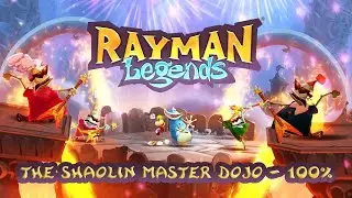 Rayman Legends - The Shaolin Master Dojo | 100% Complete | All Teensies + Lum Locations (Gold Cup)