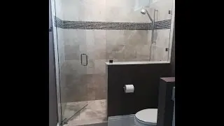 Heavy Glass Wall Mount Pivot Hinge Shower Enclosure