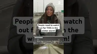 Black ice is a major hazard. Stay safe in the #winterstorm #freezingrain #extremecoldwarning