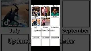 2025 Meme Calendar #shorts #trending #fyp #tiktok