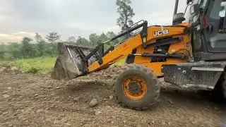 Gravel Leveling | JCB Operator And Backhoe Loader Video @droneplanet2040