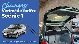 Changez facilement les v&eacute;rins de coffre de votre Scenic 1 ! | ⚙️Star-pi&egrave;ces
