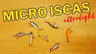 ISCAS ARTIFICIAIS ULTRALIGHT. A&Ccedil;&Otilde;ES DE ISCAS. PESCA ULTRALIGHT COM ISCA ARTIFICIAL.