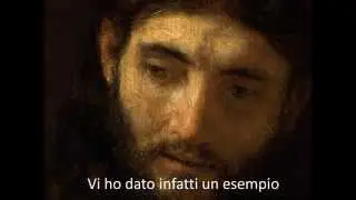 L'ultima cena di Gesù, la lavanda dei piedi