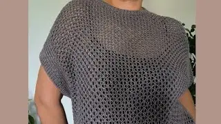 Tutorial. Maglia alla Brunello Cucinelli.Punto rete🧶🧶🧶 In tre misure M (S, L)