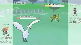 Pok&eacute;mon Swanna vs Sunflora | Random Battle