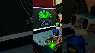 Radar System Using Arduino |🔥🤯🔥| #shorts #short