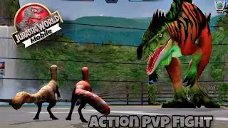 Action Pvp Fight in Jurassic World Mobile Gameplay ( Part 68 )