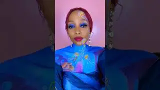 Jelly fish makeup art transitions. Anna Montez
