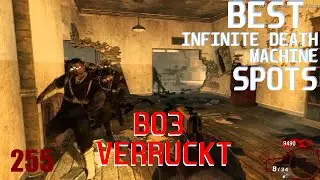 THE BEST SPOTS FOR THE INFINITE DEATH MACHINE GLITCH | Bo3 Zombies | (Infinite XP, Highrounds, etc.)