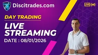 Live Trading New York Open. Price action and volume .