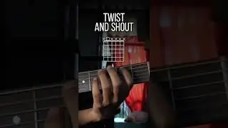 The Beatles - Twist and Shout (Acoustic Guitar Chords) #guitartutorial #guitarlesson