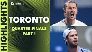 Zverev Faces Popyrin; Michelsen Vs Khachanov | Toronto 2025 Part 1 Quarter-Final Highlights