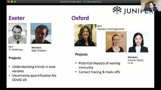 JUNW02 | Professor Matt Keeling and   Professor Julia Gog | Update on JUNIPER consortium activities