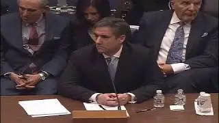 2.27 Committee on Oversight and Reform: Michael Cohen, Former Attorney to President Donald Trump
