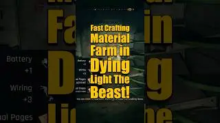 Сломанная ферма крафтовых материалов в Dying Light The Beast!