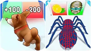 Insect Evolution Run vs Dog Evolution Merge - (Max Level, Mobile Games), New Update 
