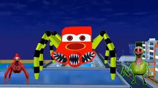 Monster McQueen, Hamood Habibi's anomaly, and spiders caught on CCTV attacking Sakura City 😱😱😱 