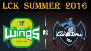 Jin Air Green Wings vs Longzhu Gaming - LCK Summer 2016 Game 2