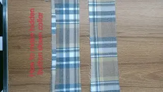 How to make hidden button down collar|| Eamin Hossain technologist