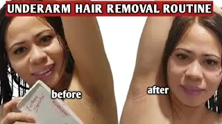 MY UNDERARM HAIR REMOVAL ROUTINE WHILE TAKING A SHOWER| QUARXERY HAIR REMOVAL CREAM REVIEW! -fe napa