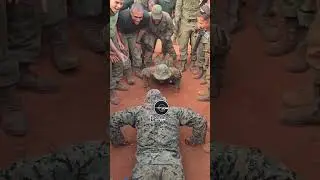 Foi desafiar o Fuzileiro Naval brasileiro e se deu mal.