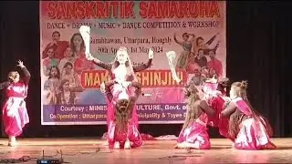 Stage performance group classical dance 2024 (kali bandana )