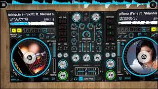 Mixing amapiano songs using Disk Dj 🔥🔥❤❤