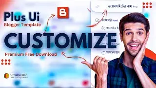 How to Install, Customization Plus UI Blogger Template 2023 - 👉Adsense-friendly Theme 🤑Free Download