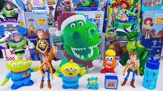 Unboxing Disney Pixar Toy Story toy collection ASMR | Woody & Mrs. Potato Head & Mystery Rex Box