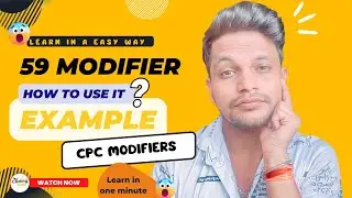 59 modifier ll How to use 59 modifier ll AAPC #cpc #aapc #modifier #59modifier #modifier59 #medical
