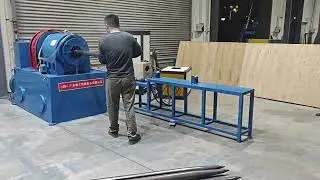 Manually Ground screw&earth anchor pipe tapering machine 
