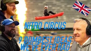 Nitro Circus - The 9 Dumbest Ideas We've Ever Had REACTION!! | OFFICE BLOKES REACT!!