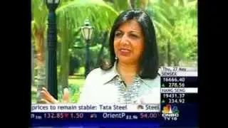 Kiran Mazumdar-Shaw interview on Biocon Foundation with CNBC Heart of business  Part1 - YouTube.flv