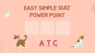 EASY & SIMPLE QUIZ POWER POINT | FRRE DOWNLOAD FILE