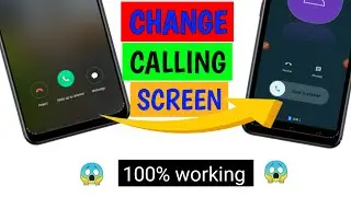 Change calling screen | how to change calling screen | in oppo phone and any phones.