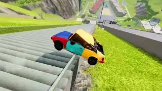 Cars vs Stairs #2 &ndash; BeamNG Drive | BeamNG Wala #Stairs || Crash BeamNg Car