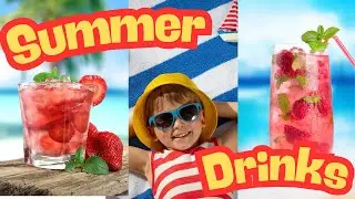 vacation Activities for kids|Summer Drink for Kids|Refreshing Fruit-Infused Water|learn fun english