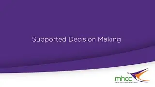 Supported Decision Making