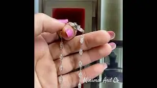 Marquise Tennis Necklace