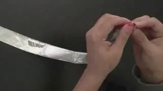 Aluminium foil roses