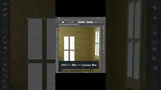 Adobe Illustrator - Make Window Light Effect in illustrator
