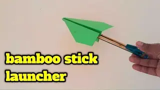 DIY how to make bamboo stick launcher ? |cara buat peluncur dari stik bambu ?