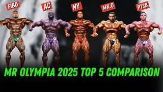 Nick vs Derek vs Hadi vs Samson vs Andrew &ndash; Who Wins Mr. Olympia 2025 ?