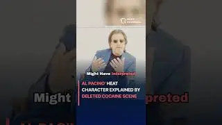Al Pacino's Heat Character Explained by Deleted Cocaine Scene #entertainment #entertainmentnews